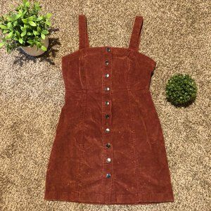 Aeropostale Button Up Corduroy Dress Size Small